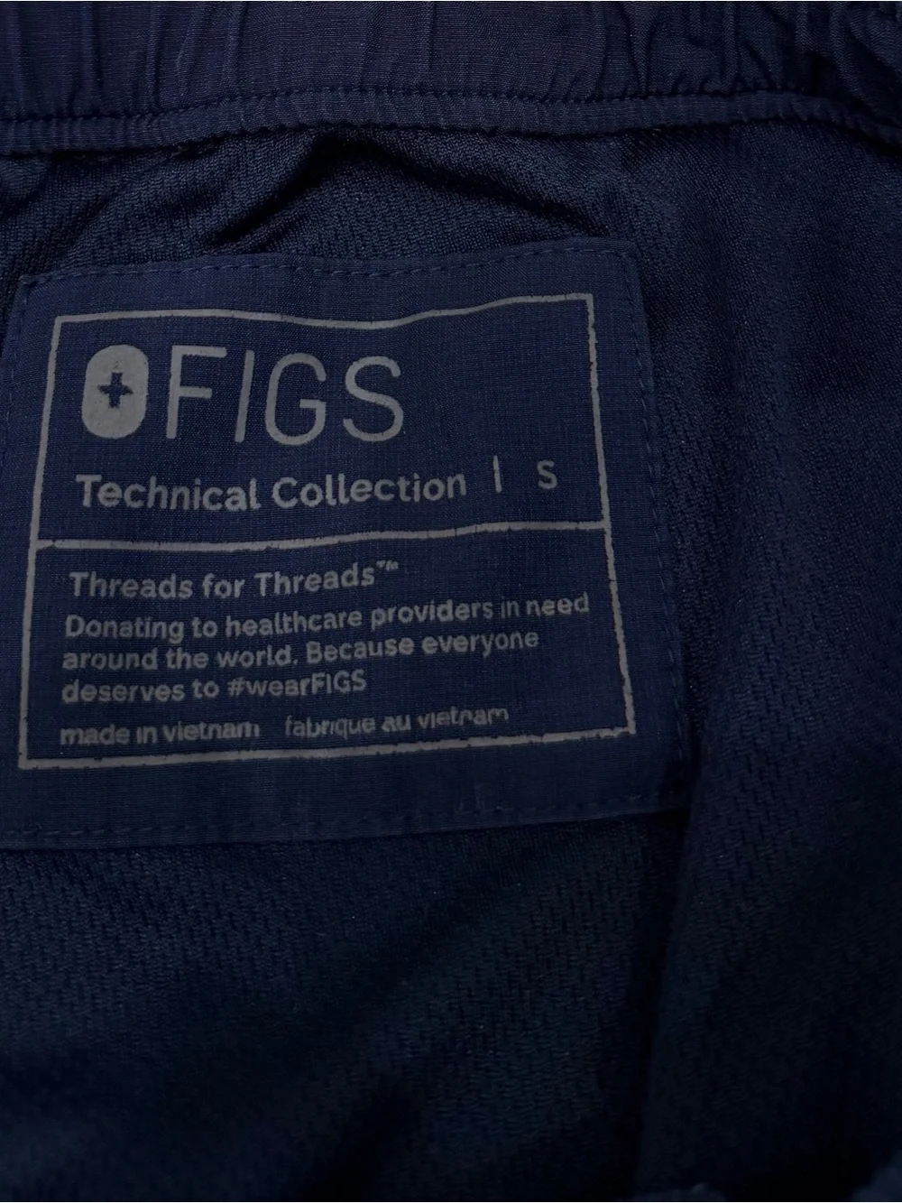 FIGS Cairo FreeX Lined Cargo Pant M23SW2003 Blue size S bundle of 2